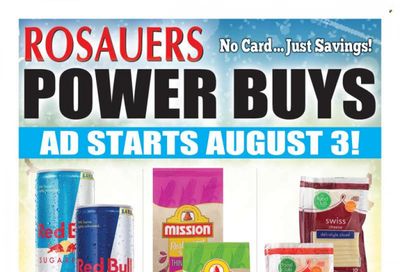 Rosauers (ID, MT, OR, WA) Weekly Ad Flyer Specials August 3 to August 30, 2022