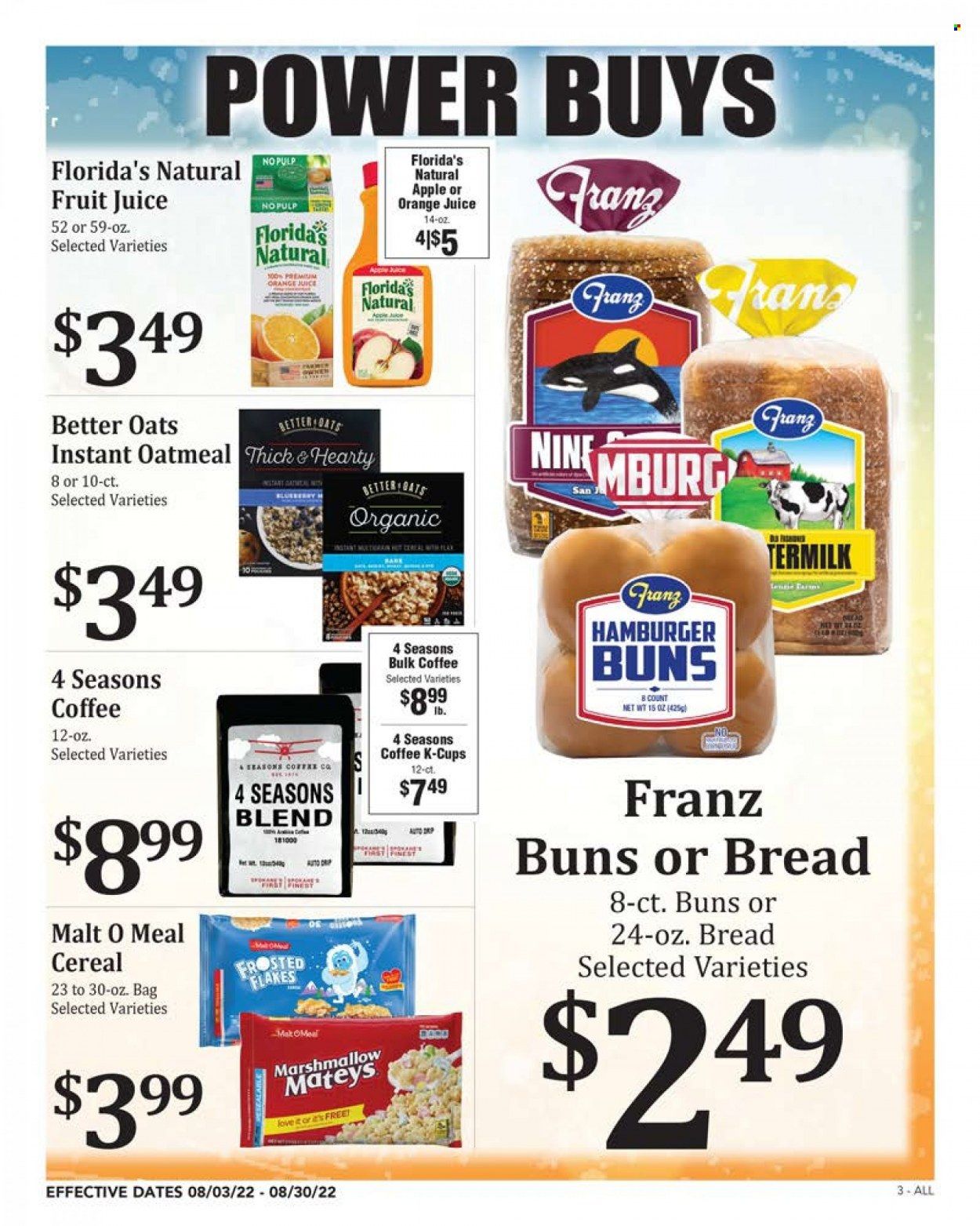 Rosauers (ID, MT, OR, WA) Weekly Ad Flyer Specials August 3 to August 30, 2022