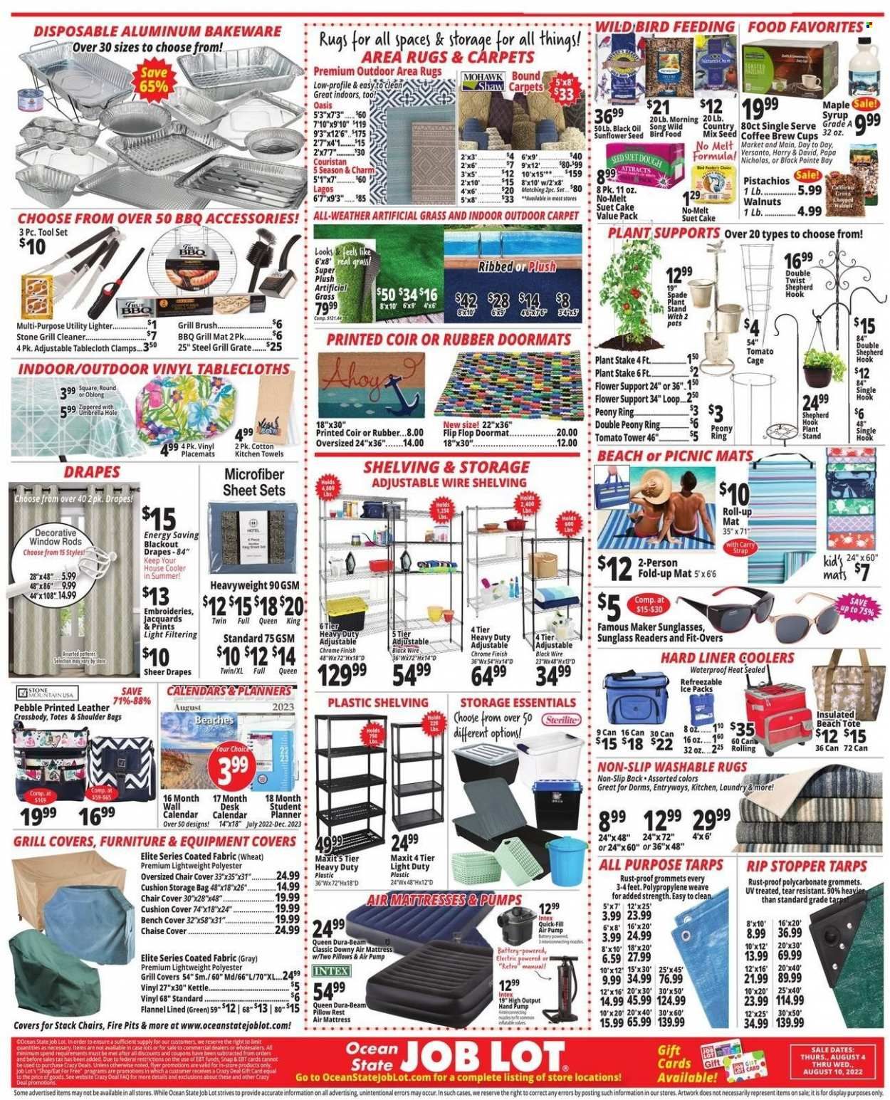 Ocean State Job Lot (CT, MA, ME, NH, NJ, NY, RI, VT) Weekly Ad Flyer Specials August 4 to August 10, 2022