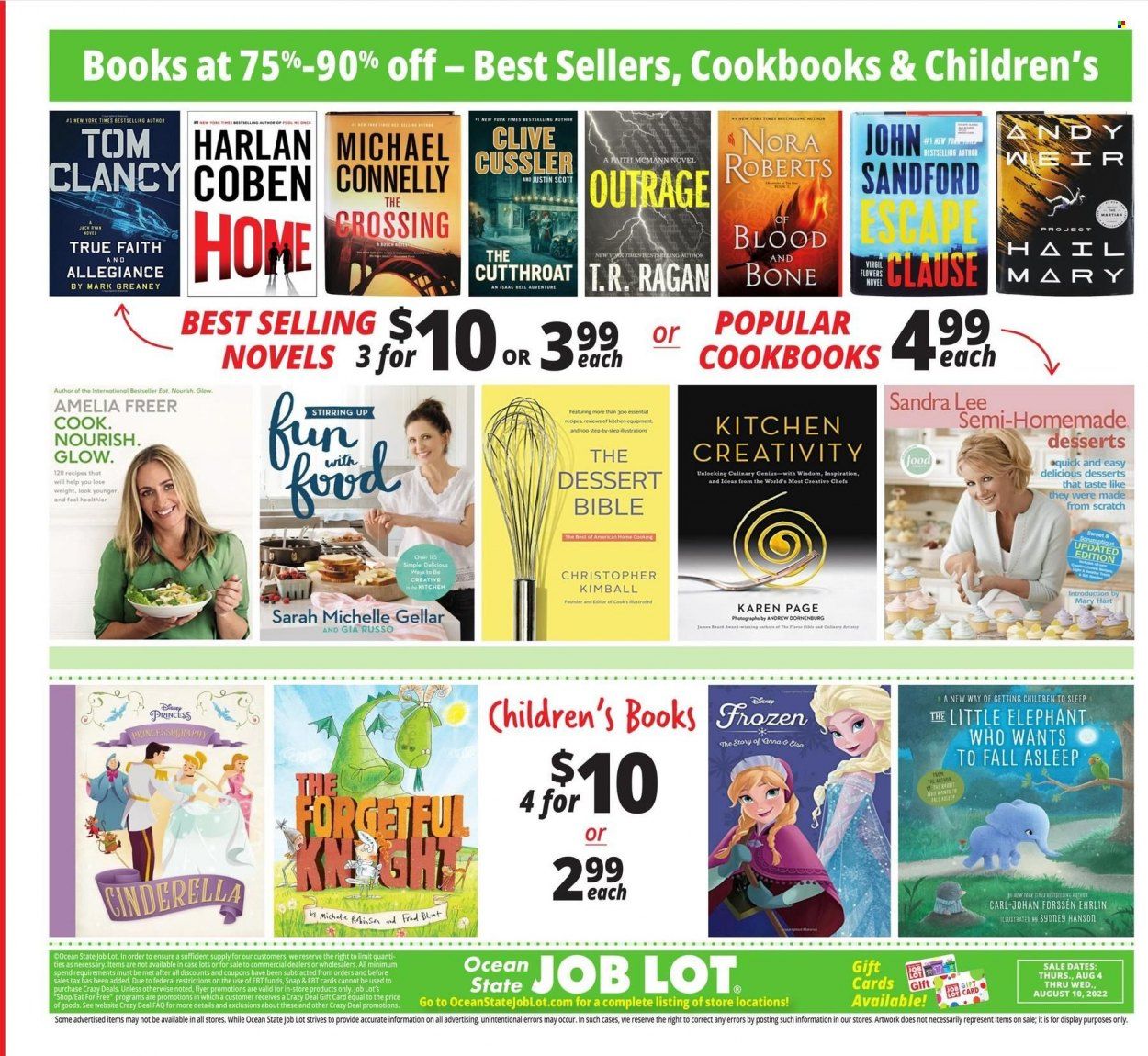 Ocean State Job Lot (CT, MA, ME, NH, NJ, NY, RI, VT) Weekly Ad Flyer Specials August 4 to August 10, 2022