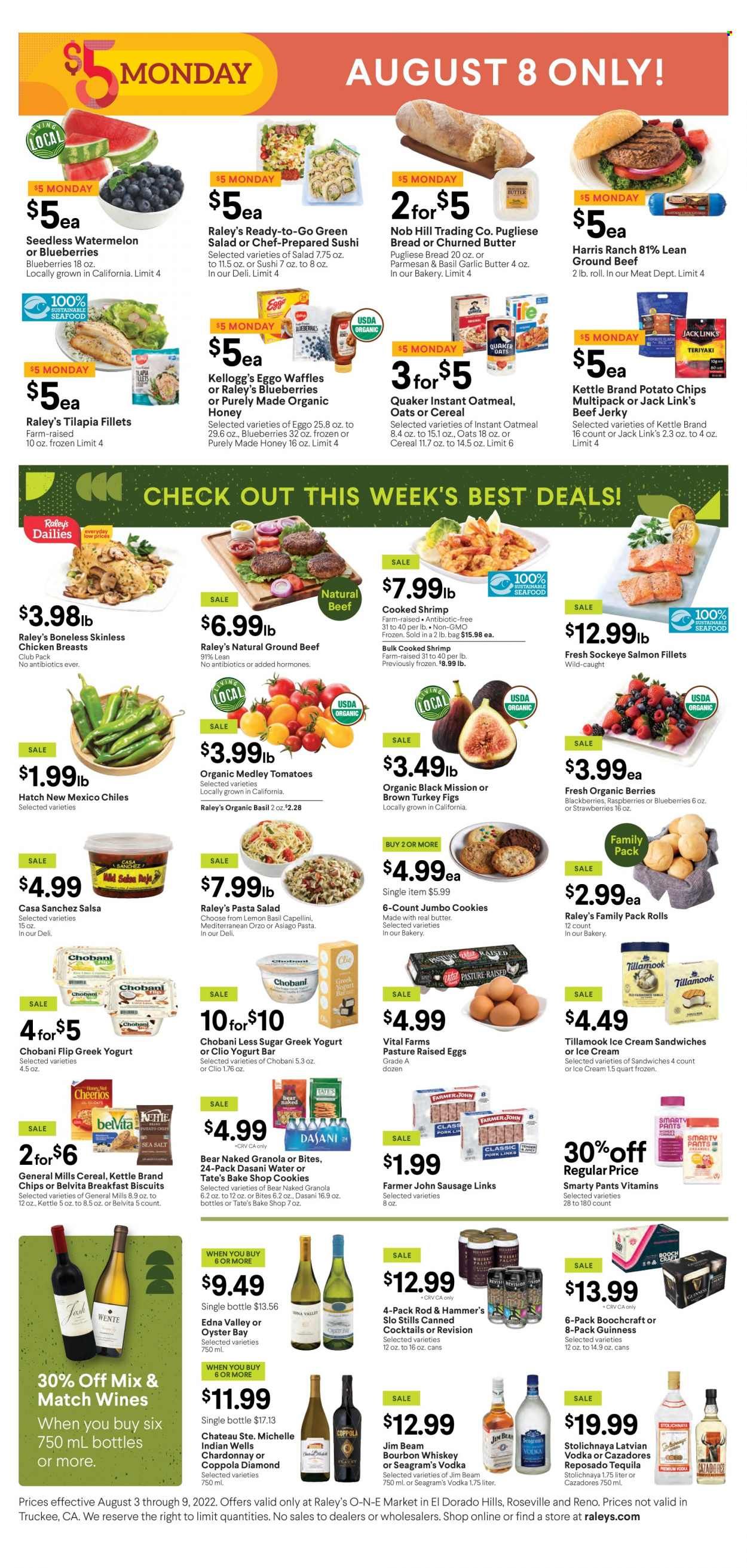 Raley's (CA, NV) Weekly Ad Flyer August 4 to August 11