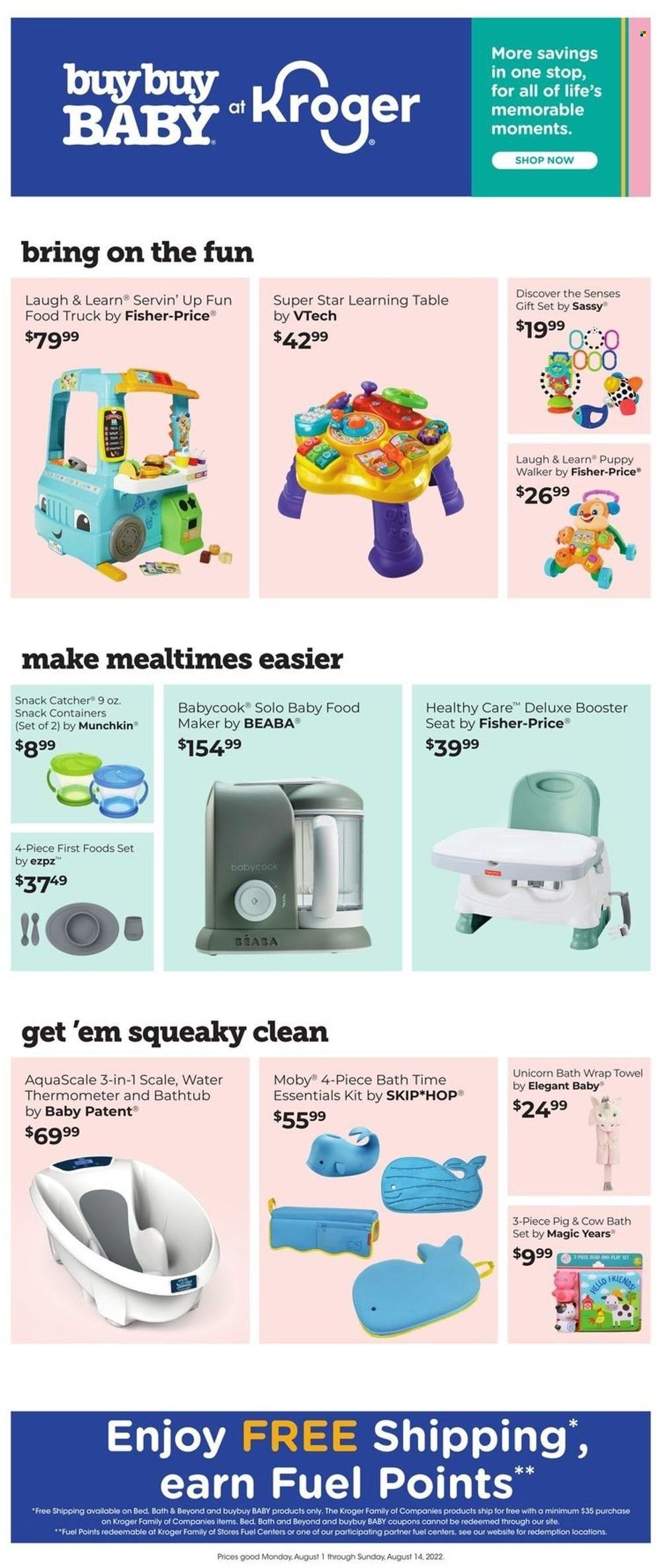 Kroger (GA, IL, LA, MI, OK, SC, TN, TX, VA) Weekly Ad Flyer Specials August 1 to August 14, 2022