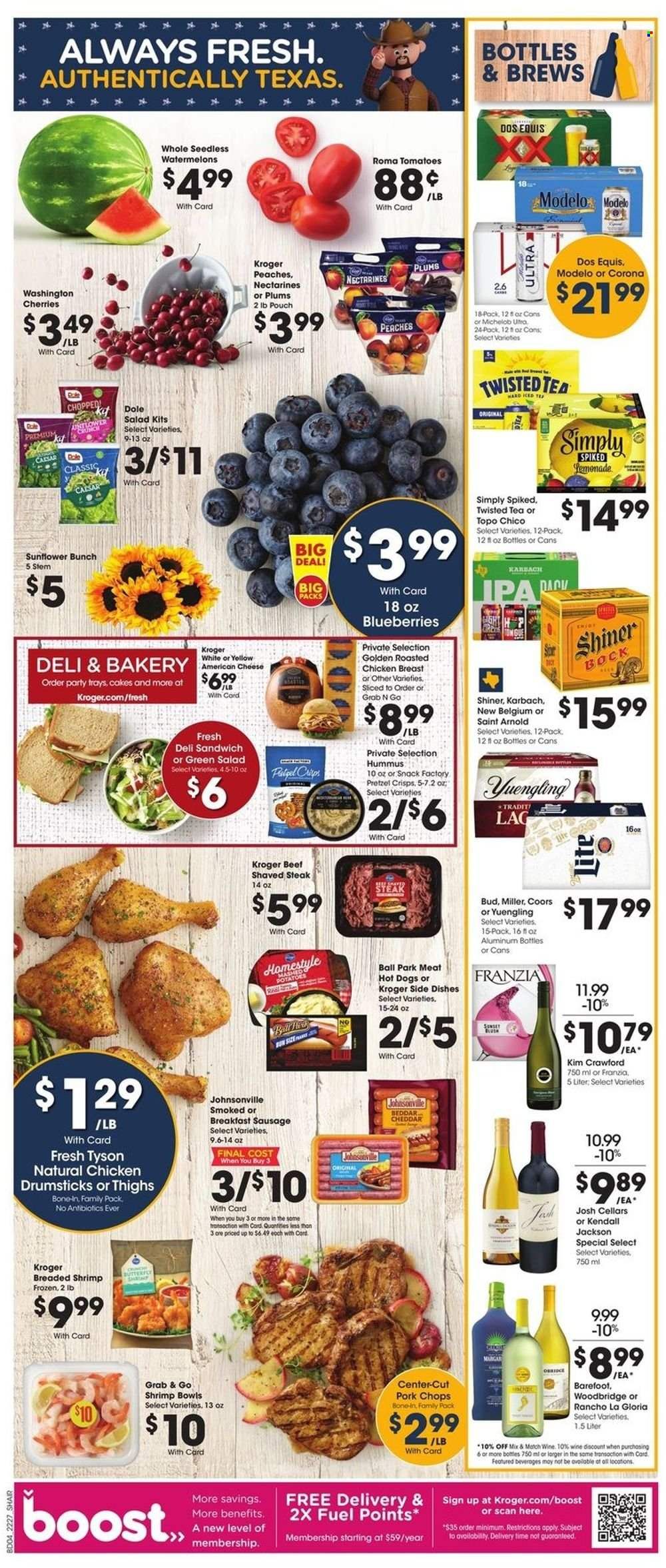 Kroger (GA, IL, LA, MI, OK, SC, TN, TX, VA) Weekly Ad Flyer Specials August 3 to August 9, 2022