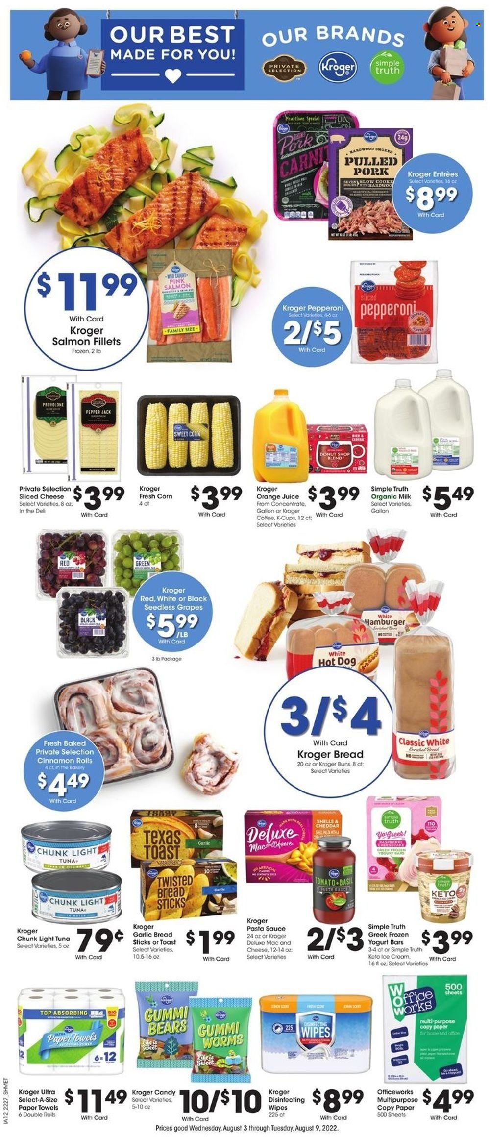 Kroger (GA, IL, LA, MI, OK, SC, TN, TX, VA) Weekly Ad Flyer Specials August 3 to August 9, 2022