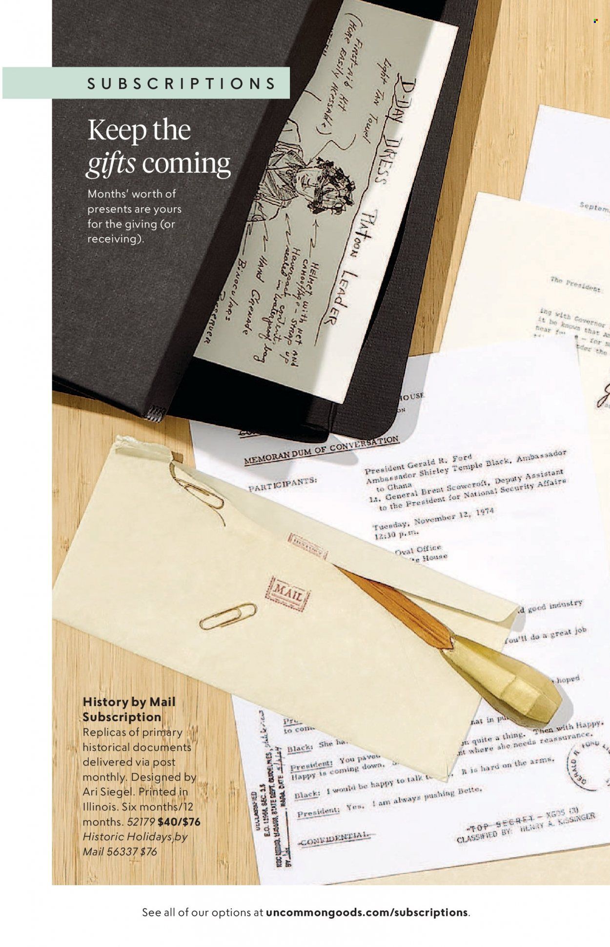 Uncommon Goods Weekly Ad Flyer Specials July 6 to October 1, 2022