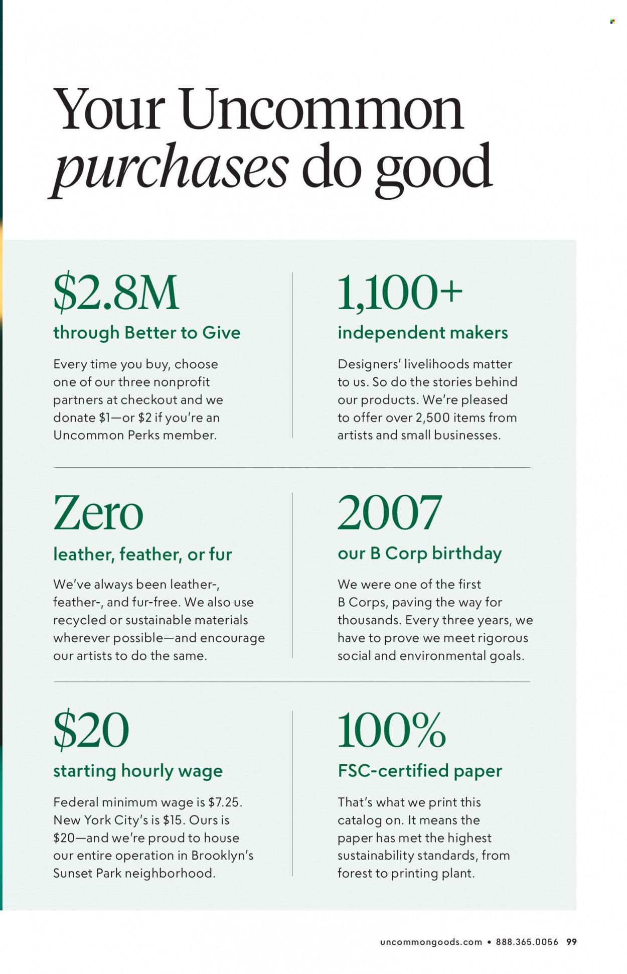 Uncommon Goods Weekly Ad Flyer Specials July 6 to October 1, 2022