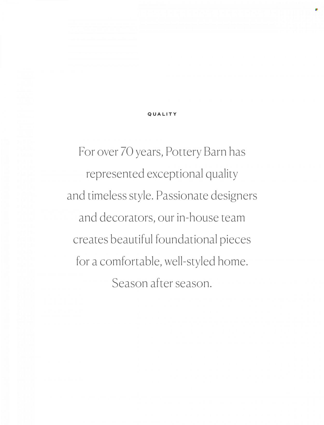 Pottery Barn Promotions & Flyer Specials October 2022
