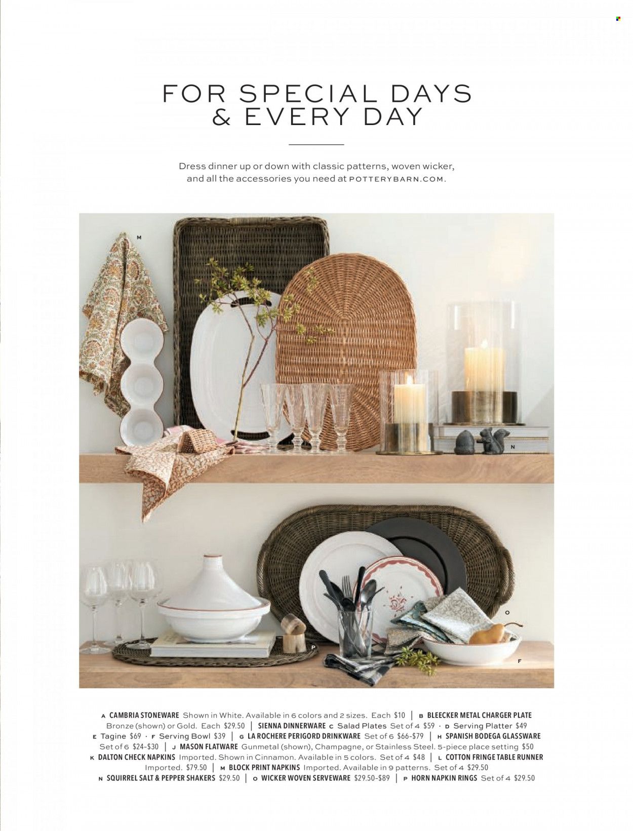 Pottery Barn Promotions & Flyer Specials October 2022