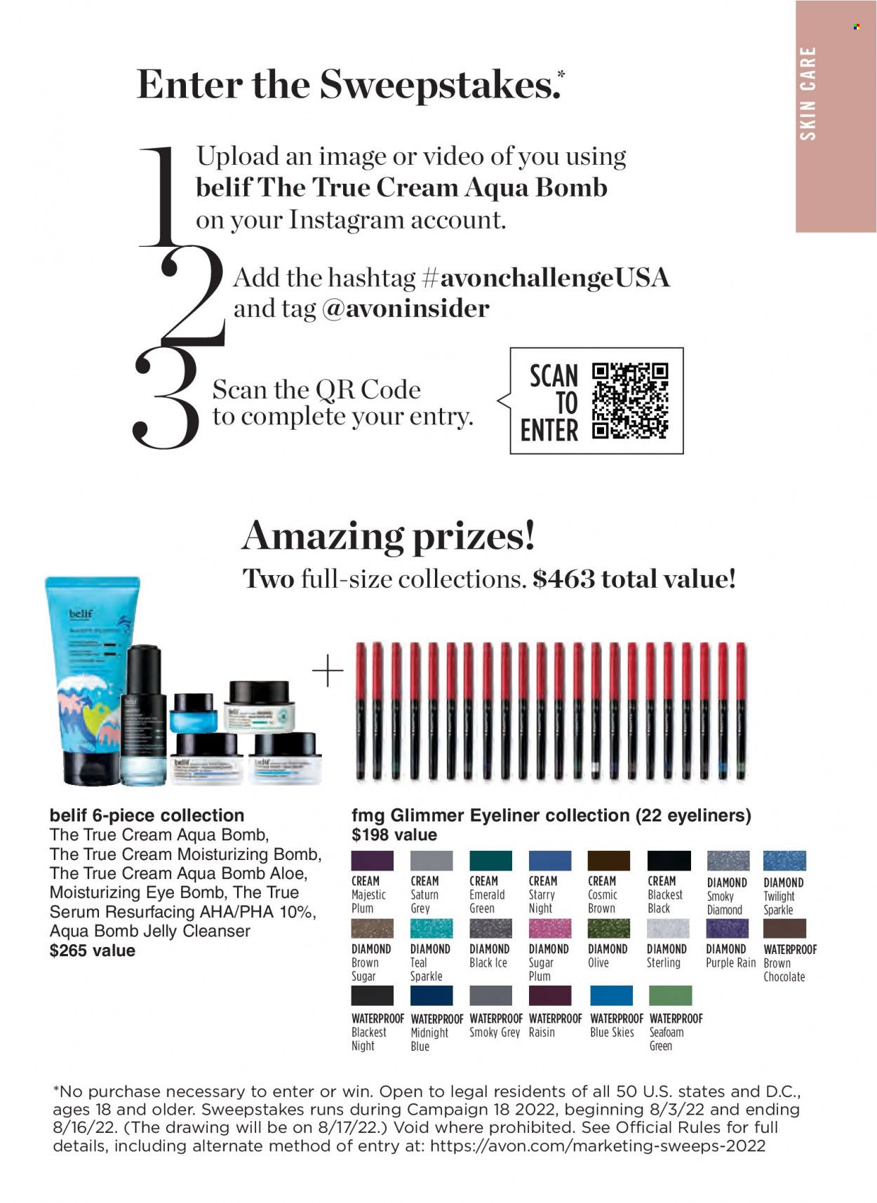 Avon Weekly Ad Flyer August 5 to August 12