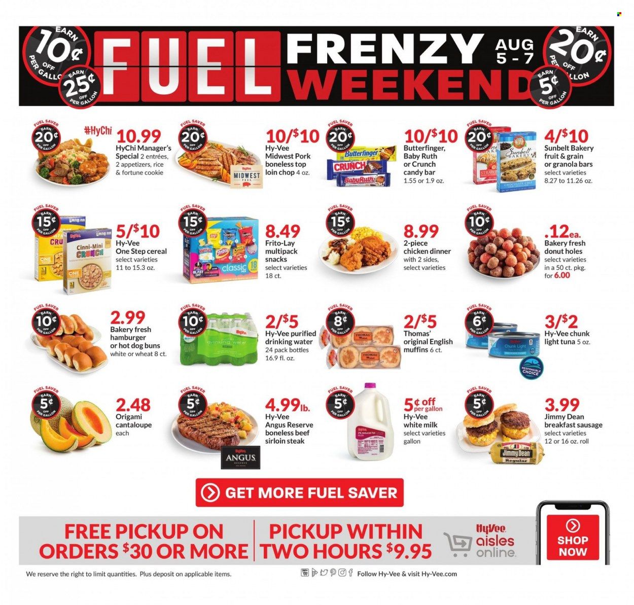 Hy-Vee (IA, IL, MN, MO, SD) Weekly Ad Flyer Specials August 5 to August 7, 2022
