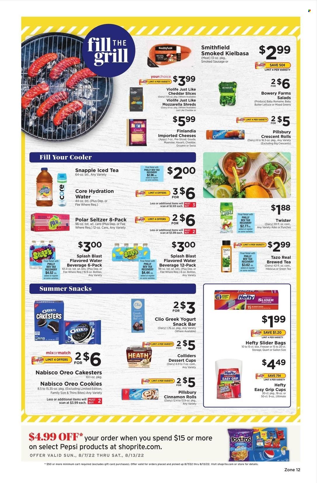 ShopRite (CT, DE, MD, NJ, NY, PA) Weekly Ad Flyer Specials August 7 to August 13, 2022