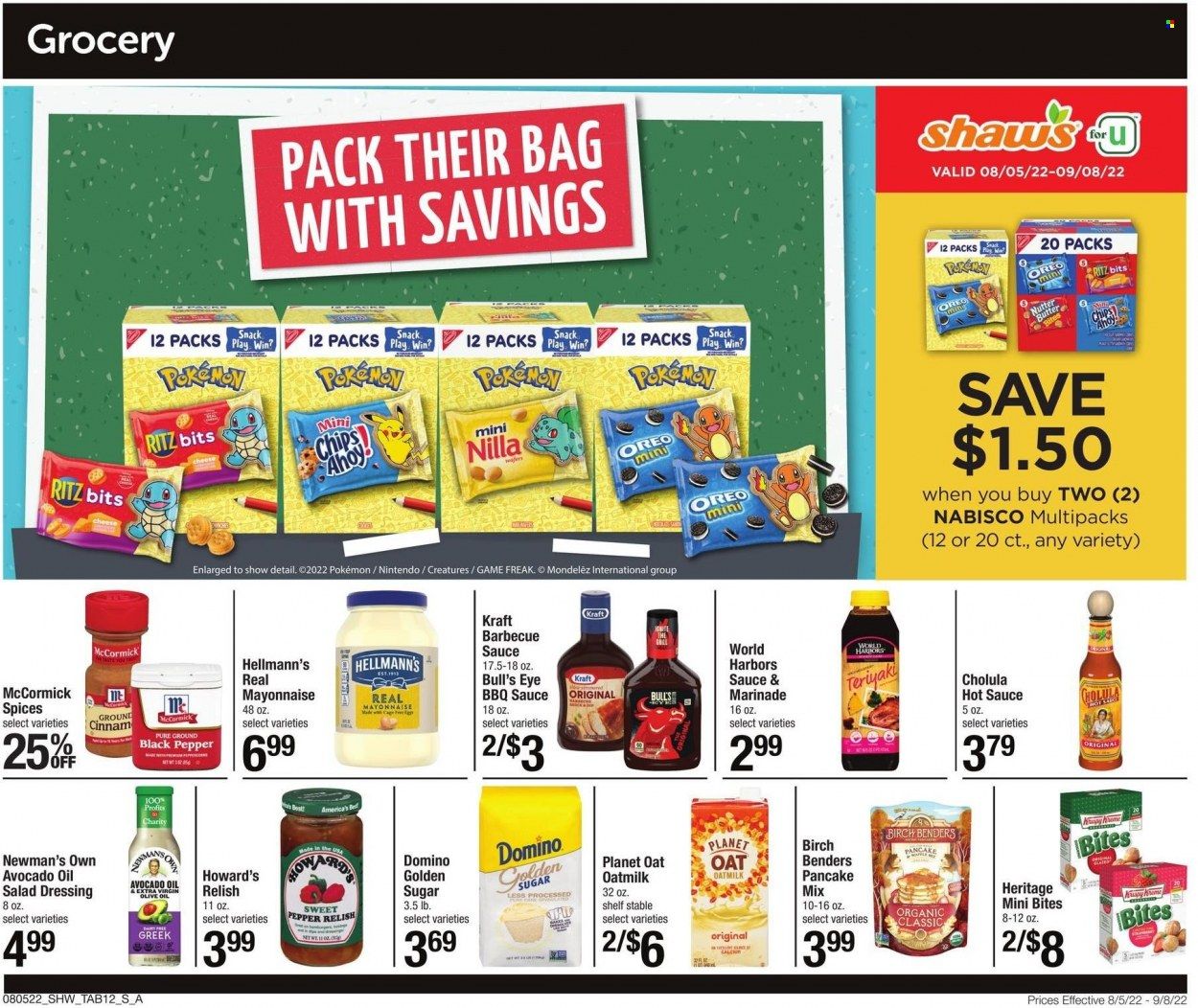 Shaw’s (MA, ME, NH, RI, VT) Weekly Ad Flyer Specials August 5 to September 8, 2022