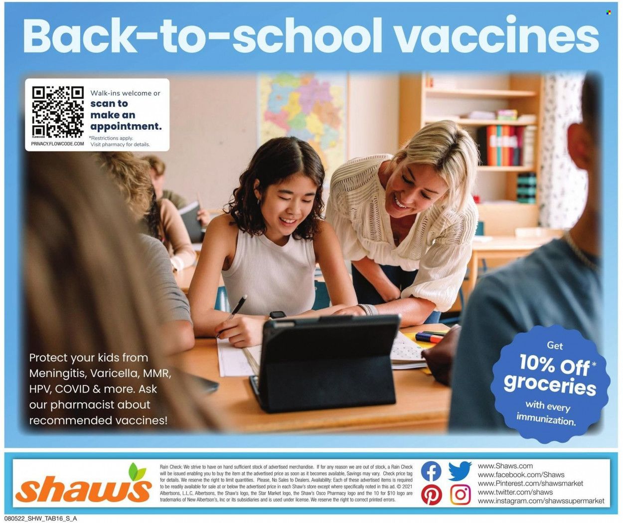Shaw’s (MA, ME, NH, RI, VT) Weekly Ad Flyer Specials August 5 to September 8, 2022