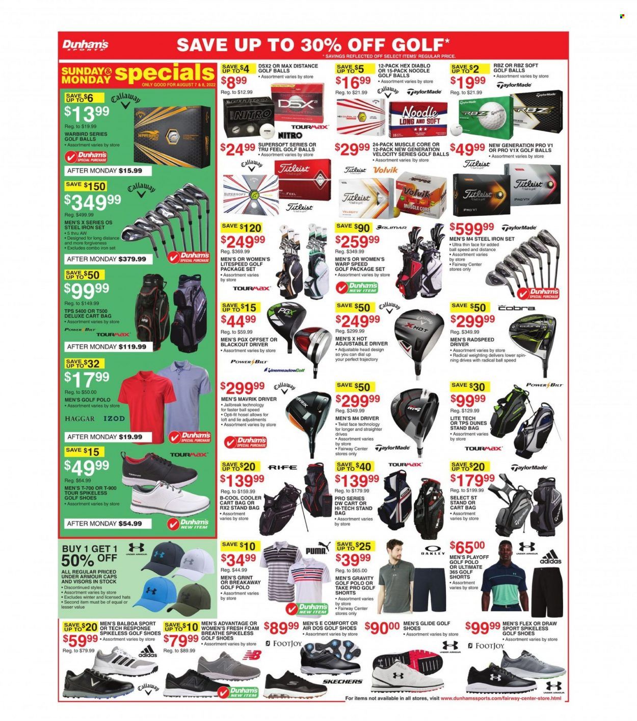 Dunham's Sports (MI, PA, WI) Weekly Ad Flyer Specials August 6 to August 11, 2022