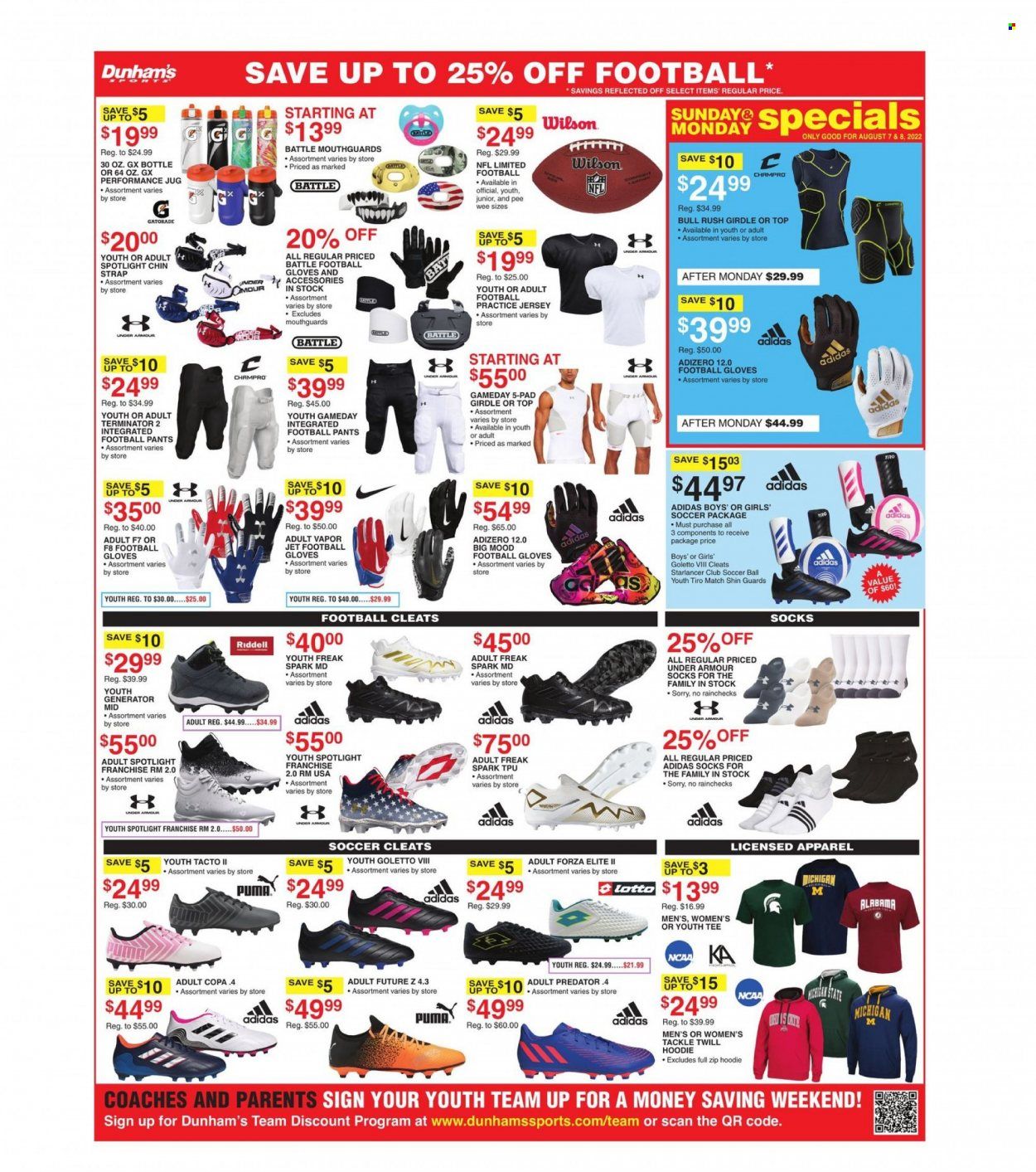 Dunham's Sports (IL) Weekly Ad Flyer Specials August 6 to August 11, 2022