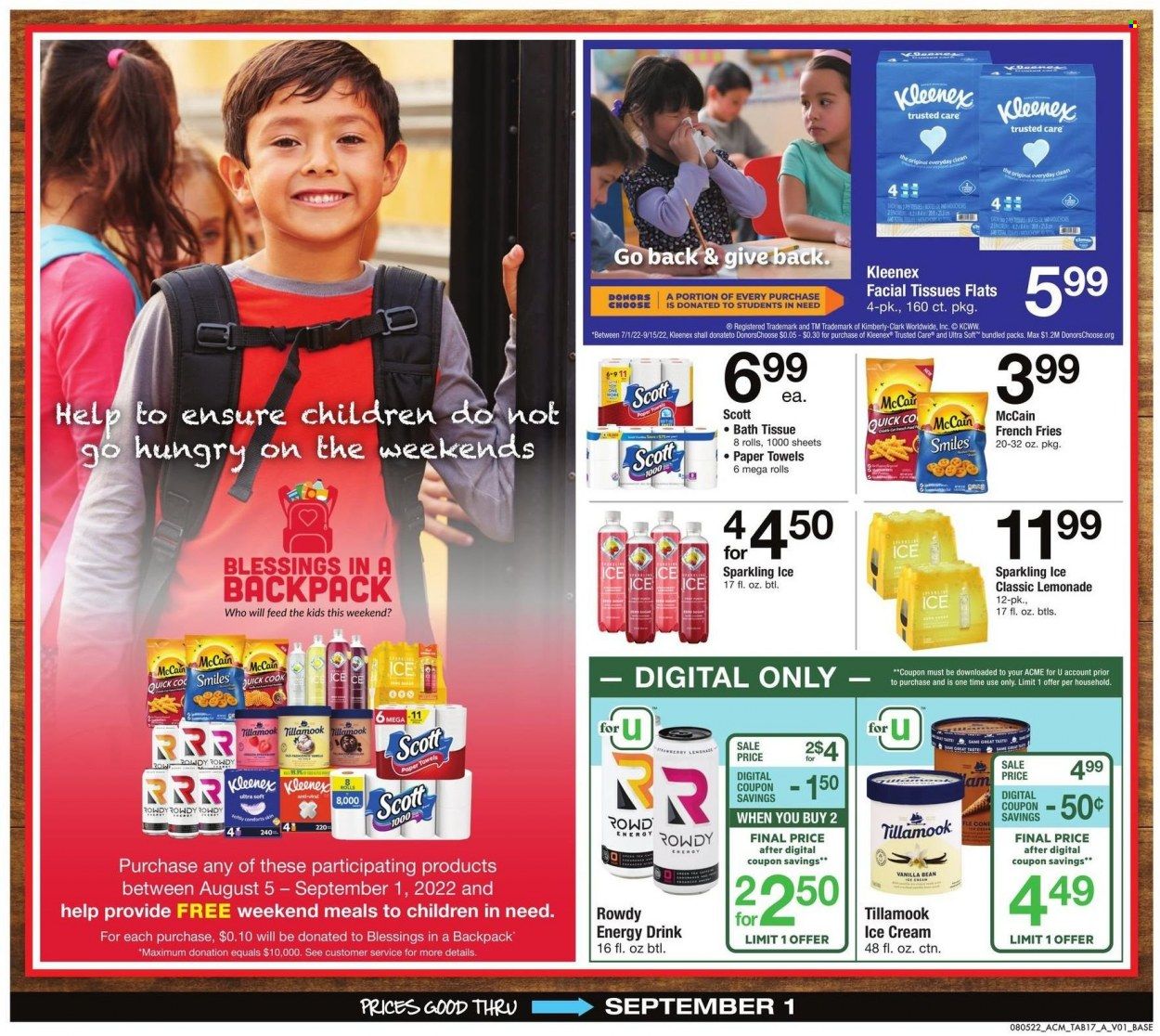 ACME (DE, NJ, NY, PA) Weekly Ad Flyer Specials August 5 to September 1, 2022