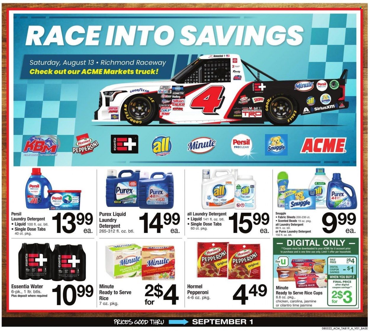 ACME (DE, NJ, NY, PA) Weekly Ad Flyer Specials August 5 to September 1, 2022