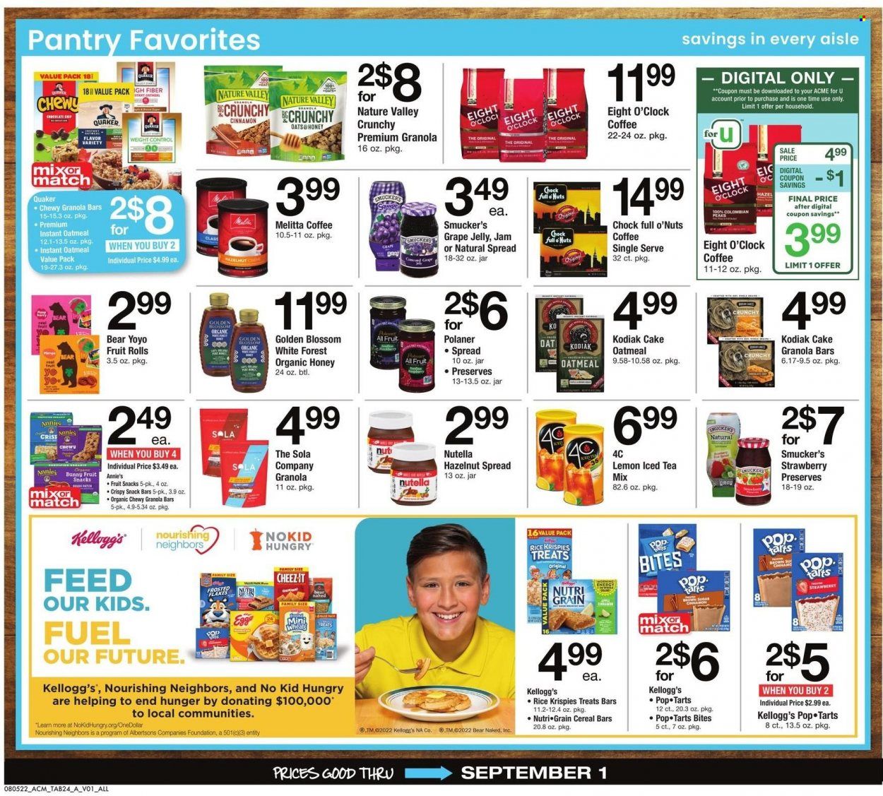 ACME (DE, NJ, NY, PA) Weekly Ad Flyer Specials August 5 to September 1, 2022