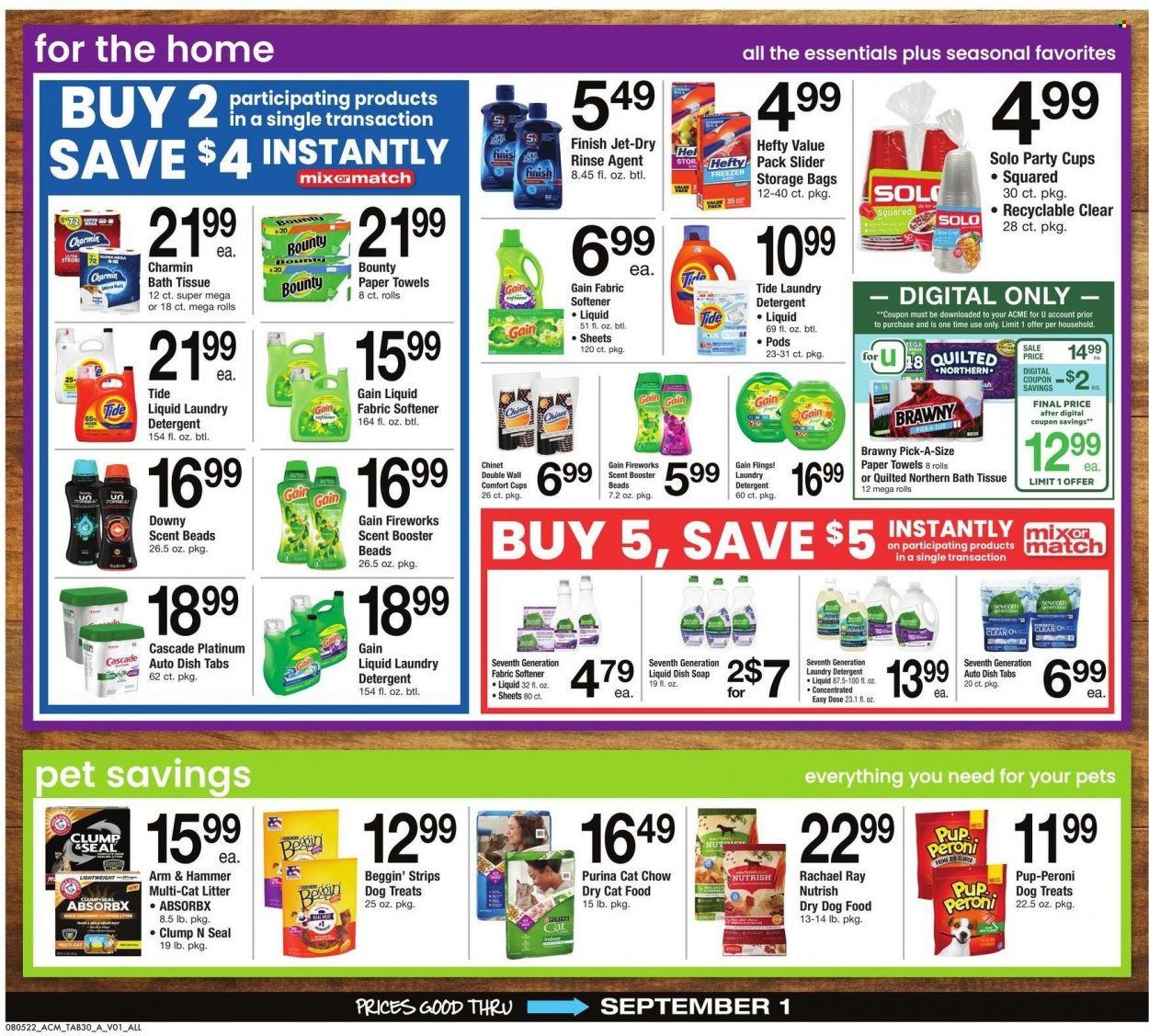 ACME (DE, NJ, NY, PA) Weekly Ad Flyer Specials August 5 to September 1, 2022
