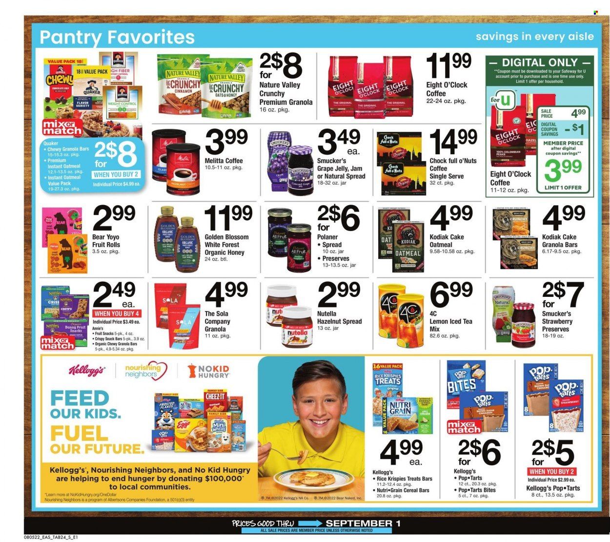 Safeway (MD, VA) Weekly Ad Flyer Specials August 5 to September 1, 2022
