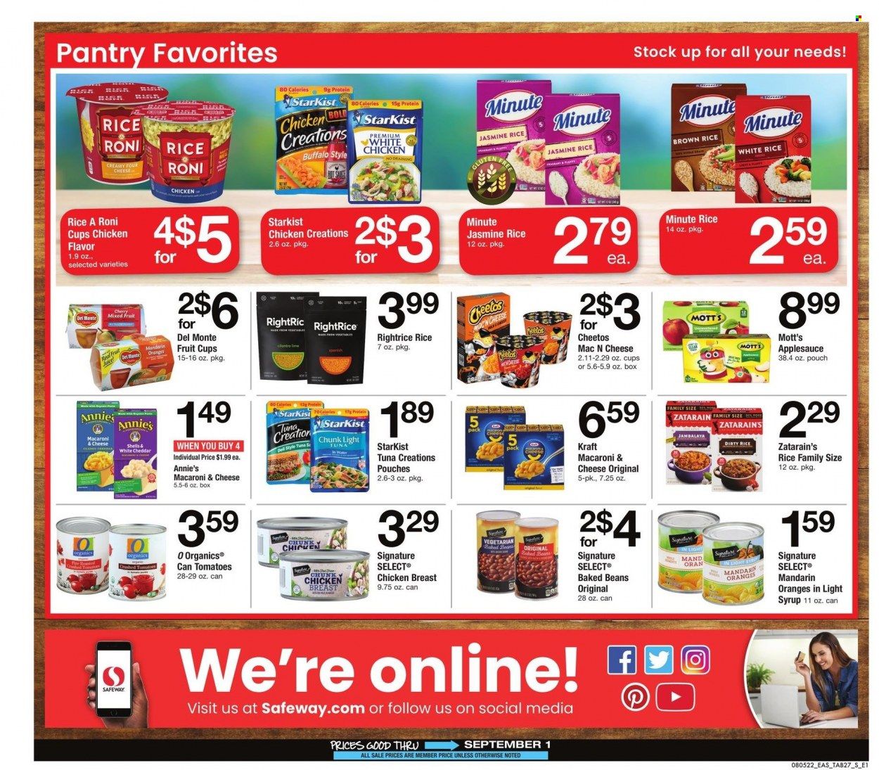 Safeway (MD, VA) Weekly Ad Flyer Specials August 5 to September 1, 2022