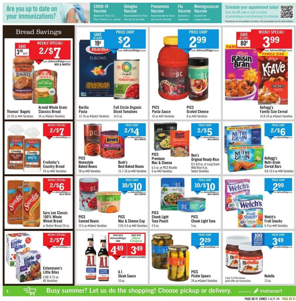 Price Chopper (CT, NY, PA, VT) Weekly Ad Flyer Specials August 7 to August 13, 2022