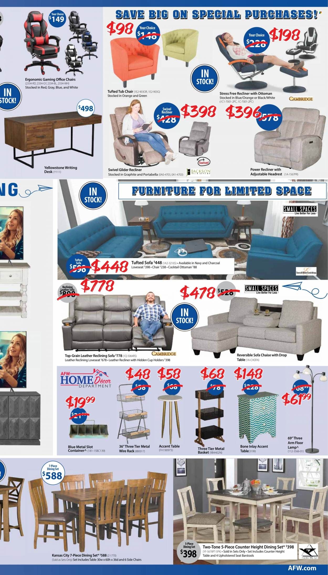 American Furniture Warehouse (AZ, CO, TX) Weekly Ad Flyer Specials August 7 to August 13, 2022