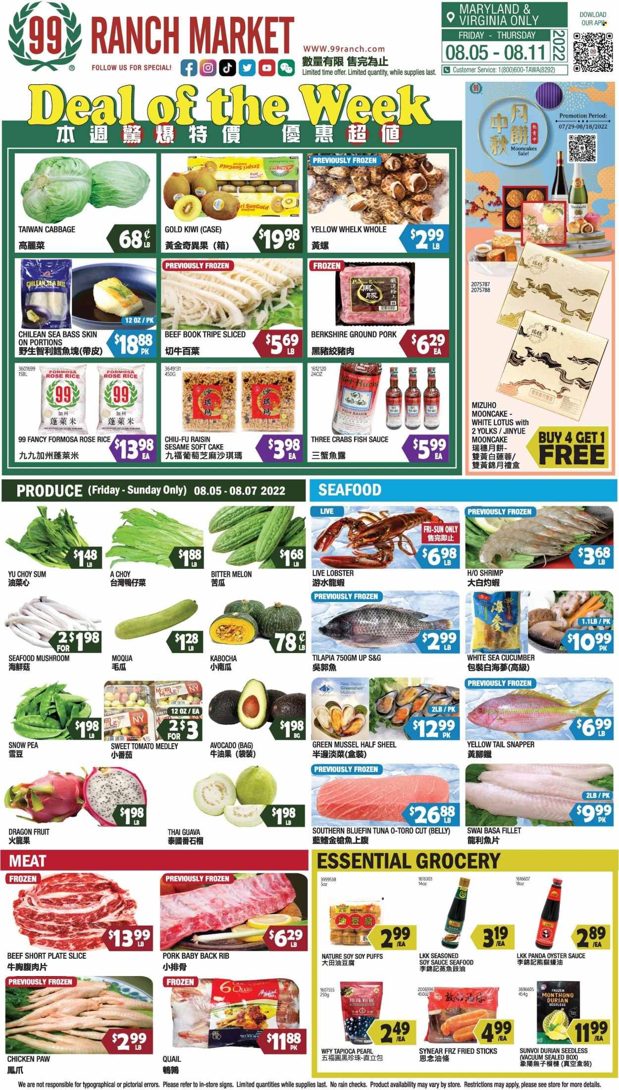 99 Ranch Market (10, MD) Weekly Ad Flyer Specials August 5 to August 11, 2022