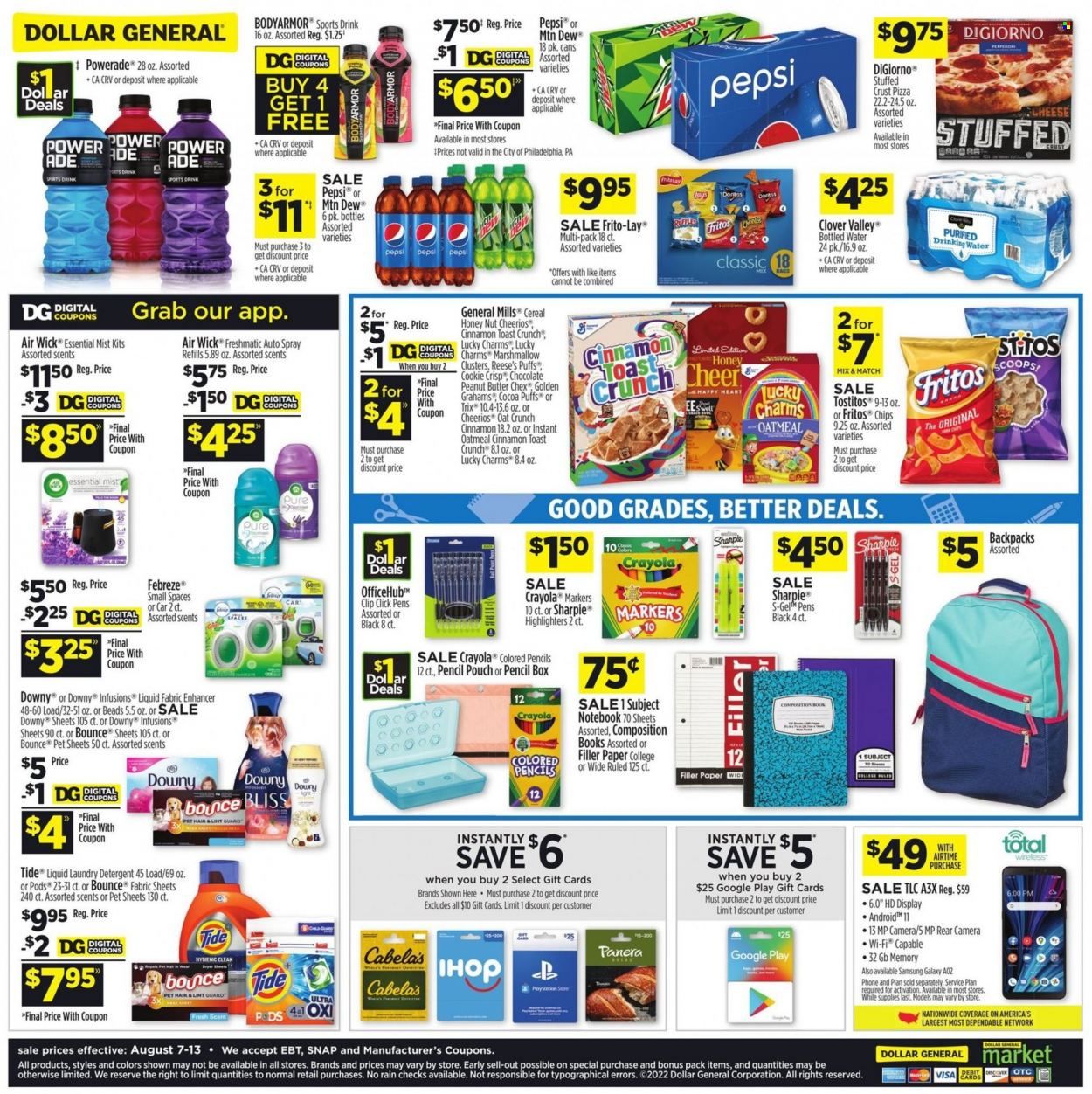 Dollar General Weekly Ad Flyer Specials August 7 to August 13
