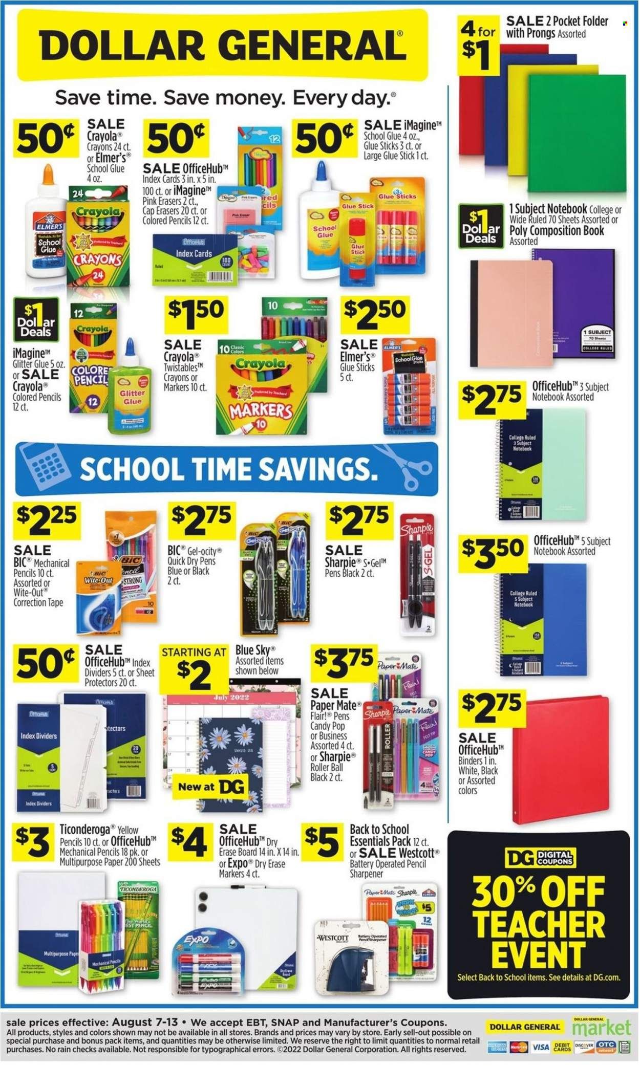 Dollar General Weekly Ad Flyer Specials August 7 to August 13
