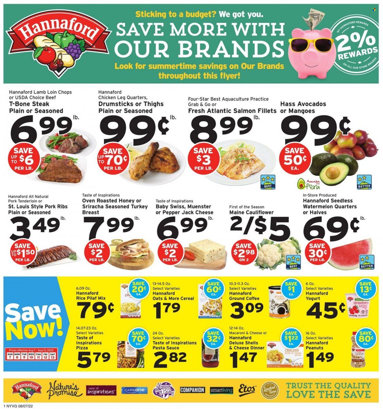 Hannaford (NY) Weekly Ad Flyer Specials August 7 to August 13, 2022