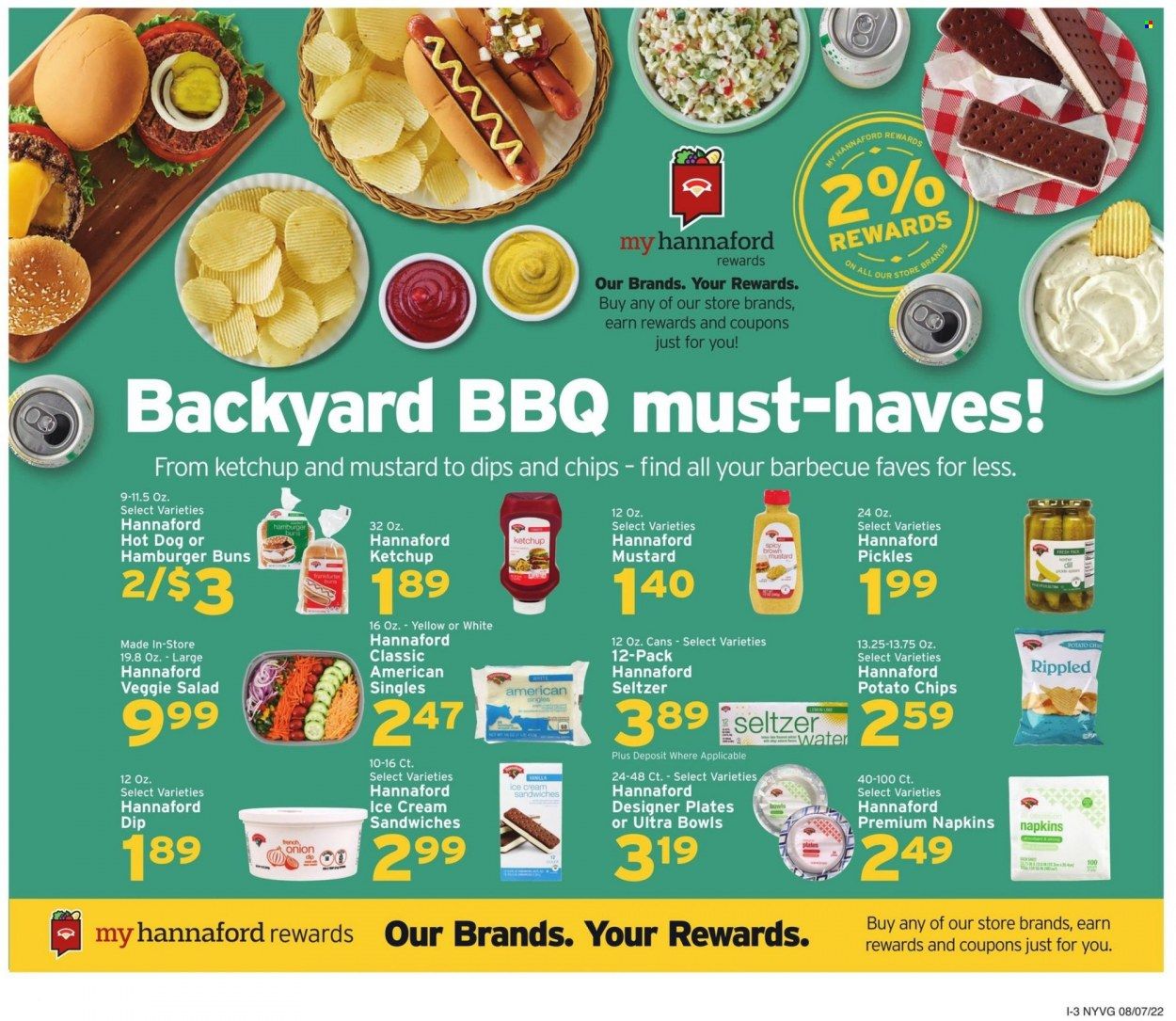 Hannaford (NY) Weekly Ad Flyer Specials August 7 to August 13, 2022