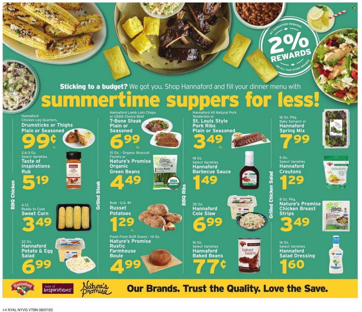 Hannaford (NY) Weekly Ad Flyer Specials August 7 to August 13, 2022