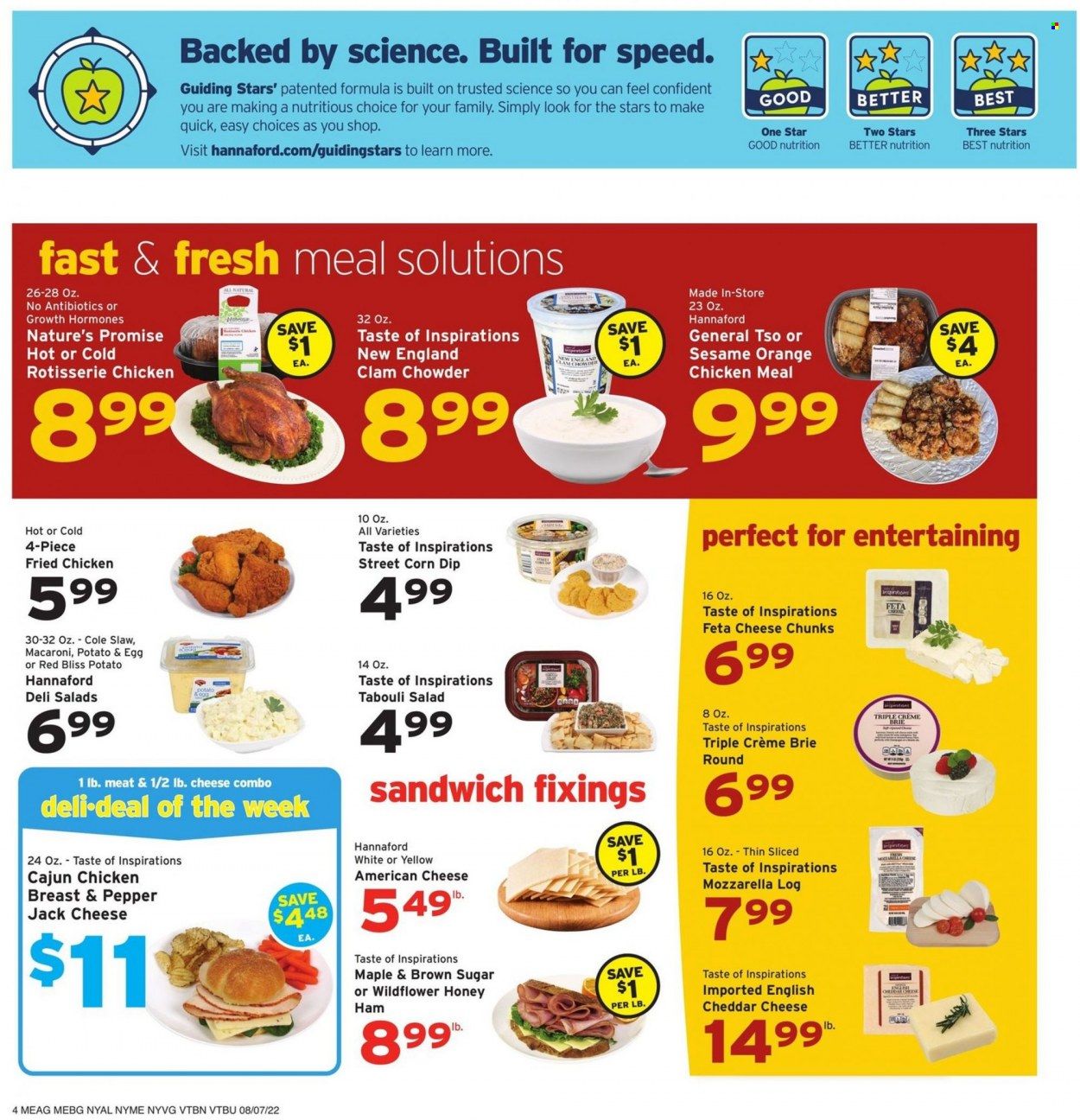 Hannaford (NY) Weekly Ad Flyer Specials August 7 to August 13, 2022