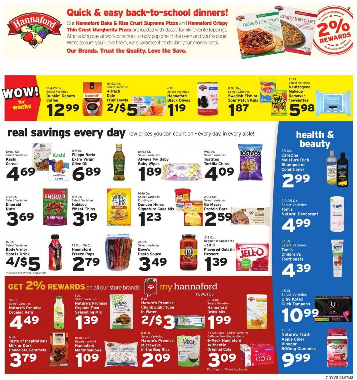 Hannaford (NY) Weekly Ad Flyer Specials August 7 to August 13, 2022