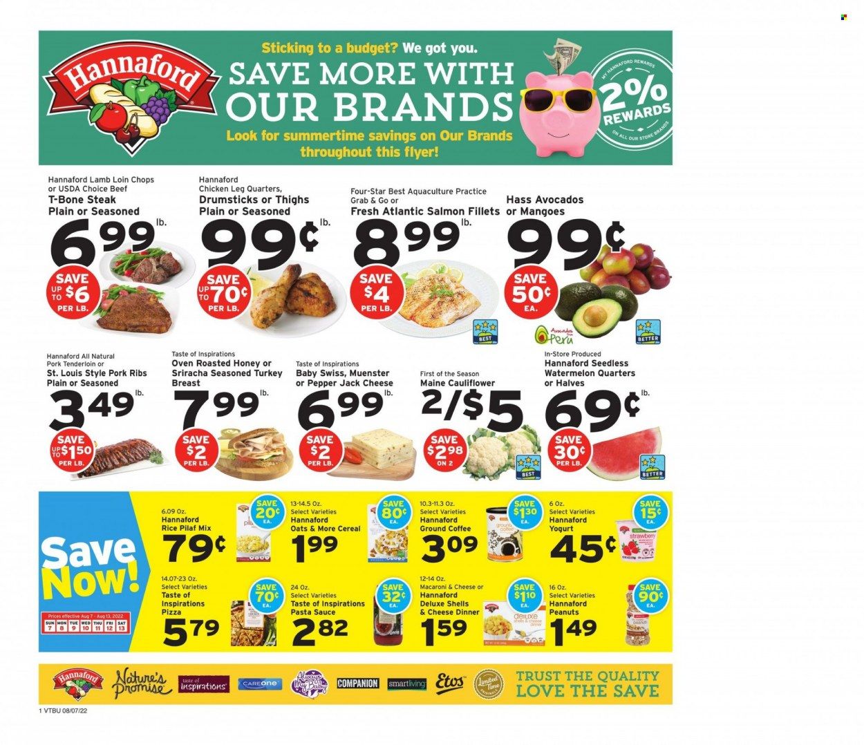 Hannaford (VT) Weekly Ad Flyer Specials August 7 to August 13, 2022