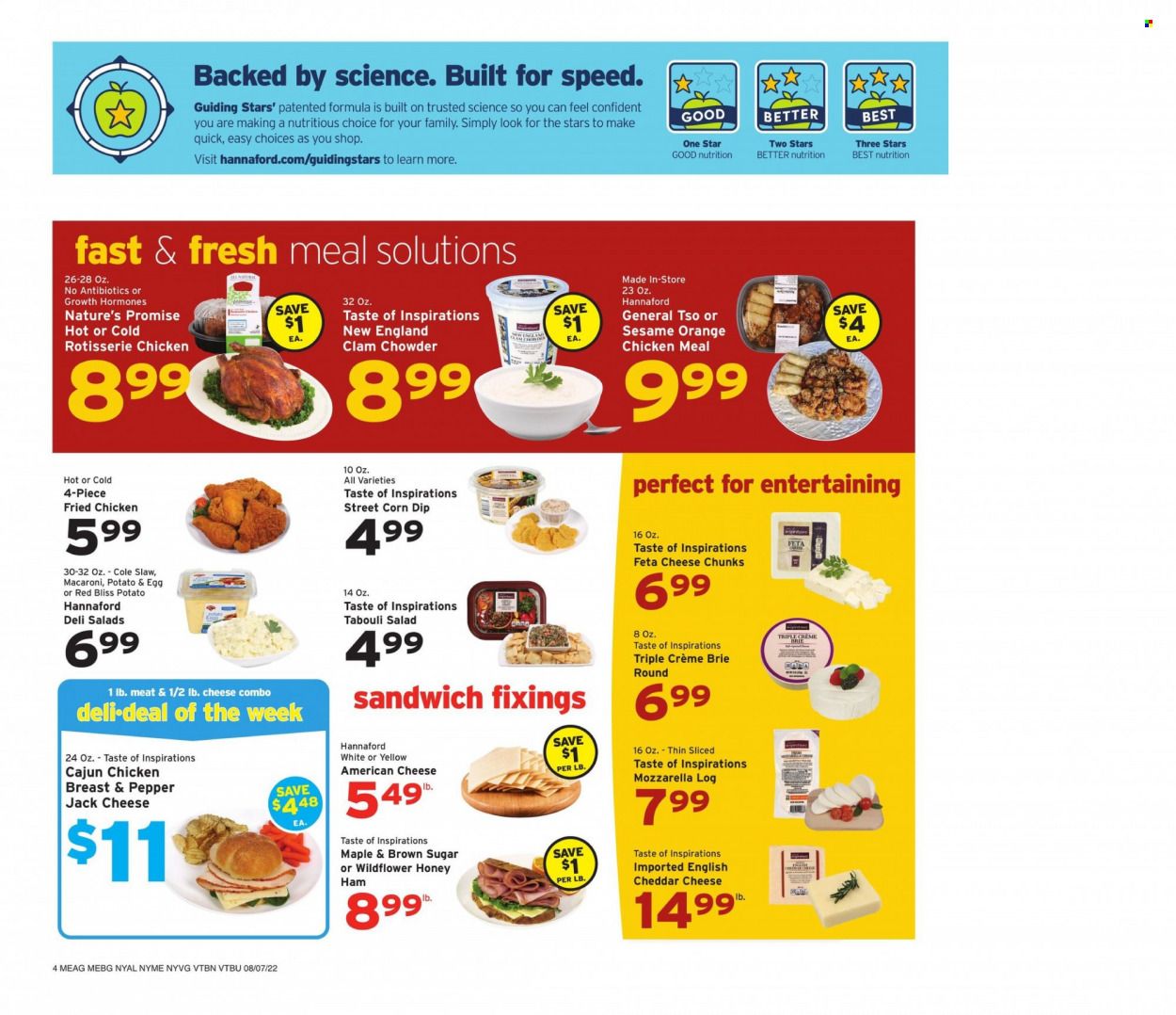Hannaford (VT) Weekly Ad Flyer Specials August 7 to August 13, 2022