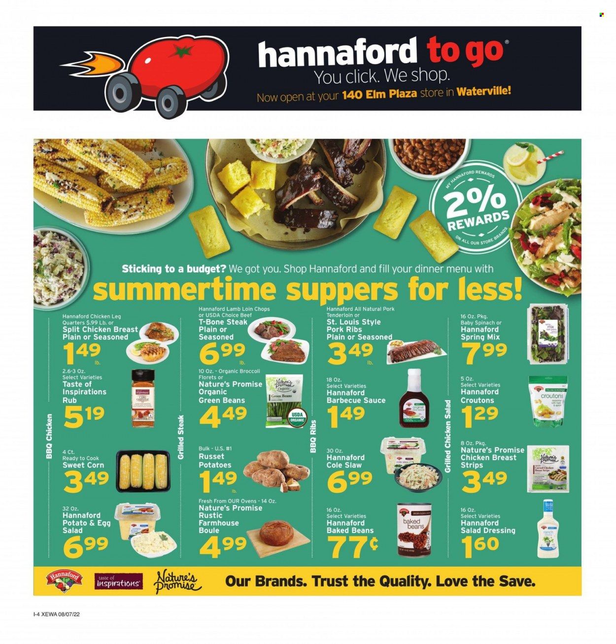 Hannaford (ME) Weekly Ad Flyer Specials August 7 to August 13, 2022
