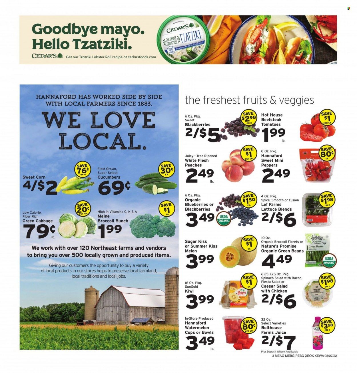 Hannaford (ME) Weekly Ad Flyer Specials August 7 to August 13, 2022