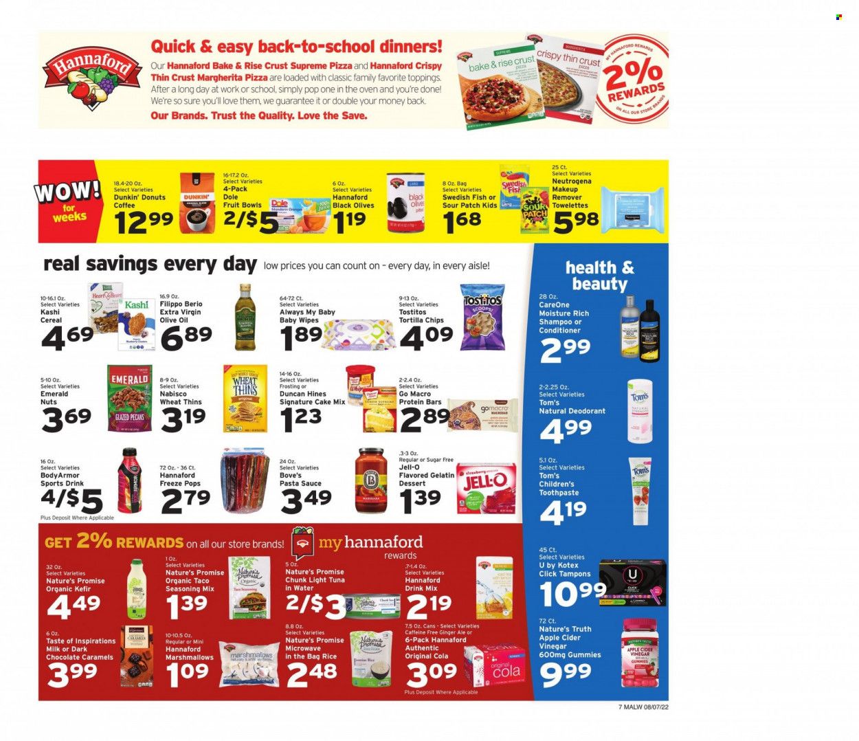 Hannaford (MA) Weekly Ad Flyer Specials August 7 to August 13, 2022