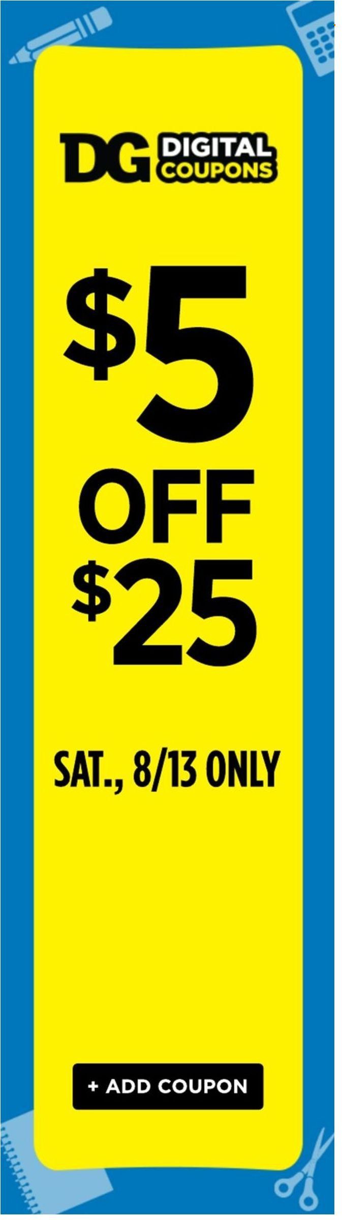 Dollar General (IA, IL, LA, MI, MN, NJ, OH, OK, PA) Weekly Ad Flyer Specials August 7 to August 13, 2022