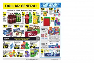 Dollar General (FL) Weekly Ad Flyer Specials August 7 to August 13, 2022