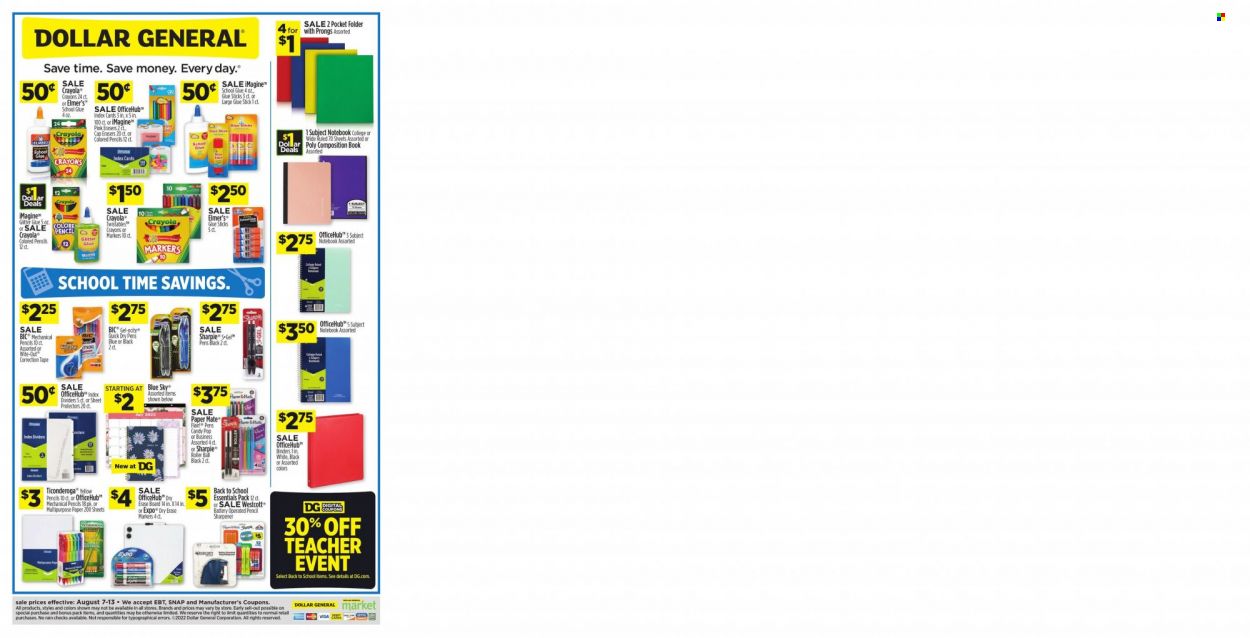 Dollar General (FL) Weekly Ad Flyer Specials August 7 to August 13, 2022