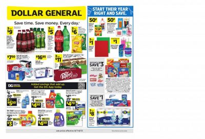 Dollar General (NC) Weekly Ad Flyer Specials August 7 to August 13, 2022