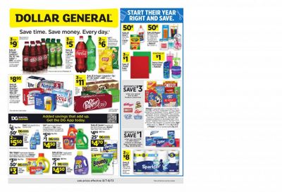 Dollar General (SC) Weekly Ad Flyer Specials August 7 to August 13, 2022