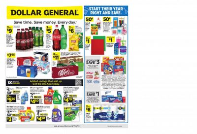 Dollar General (MS) Weekly Ad Flyer Specials August 7 to August 13, 2022