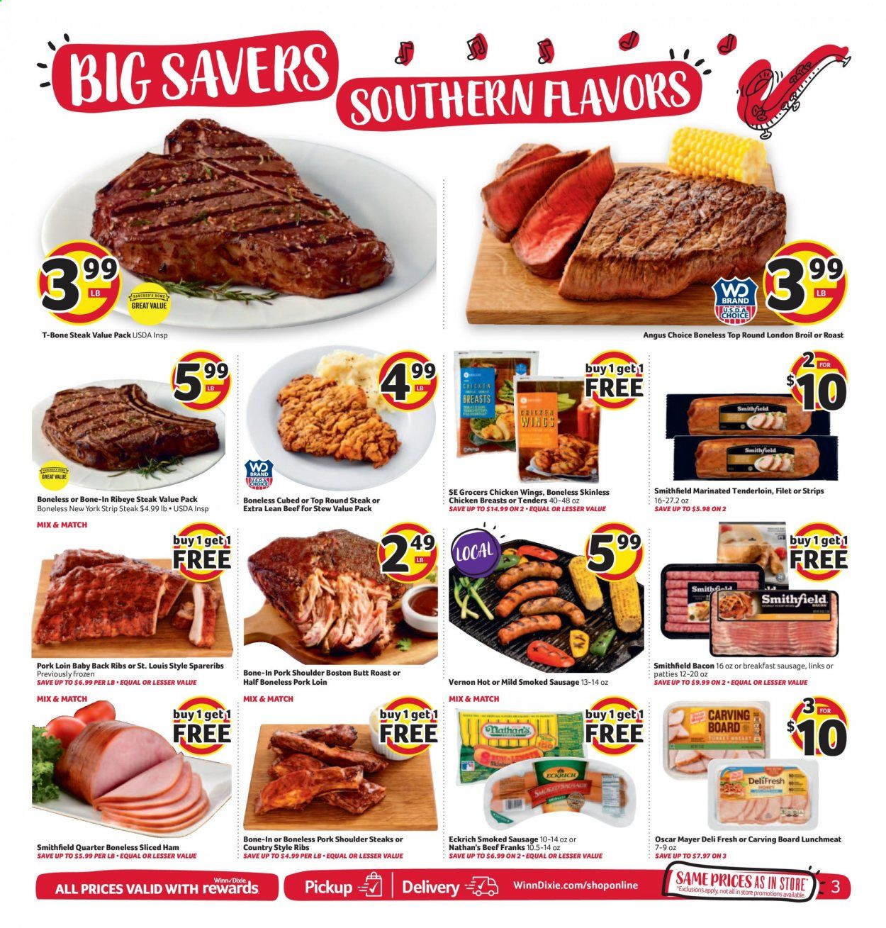 Winn Dixie Weekly Ad & Flyer April 8 to 14