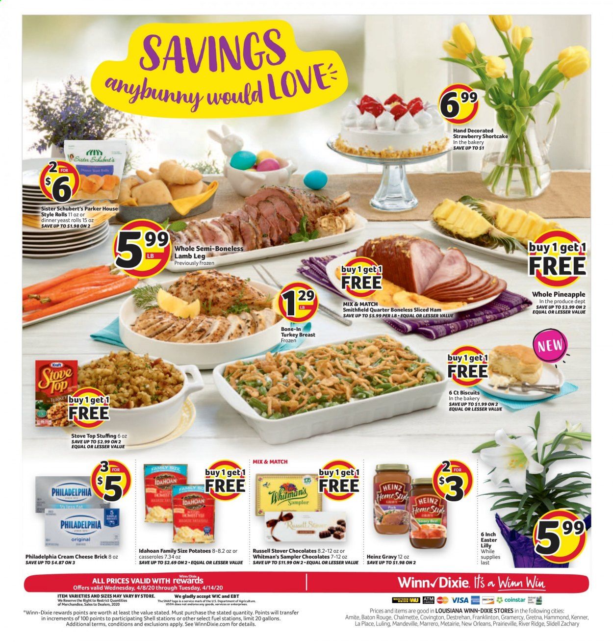 Winn Dixie Weekly Ad & Flyer April 8 to 14