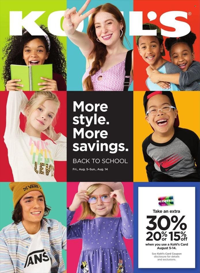 Kohl's Weekly Ad Flyer Specials August 5 to August 14, 2022