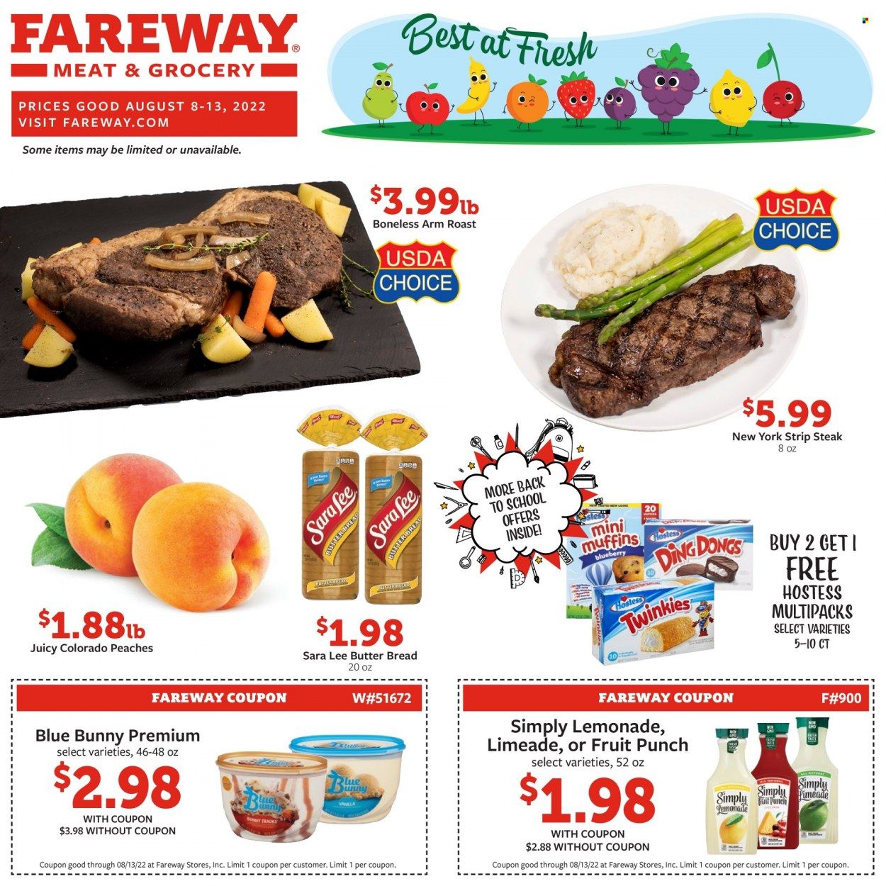 Fareway (IA) Weekly Ad Flyer Specials August 8 to August 13, 2022